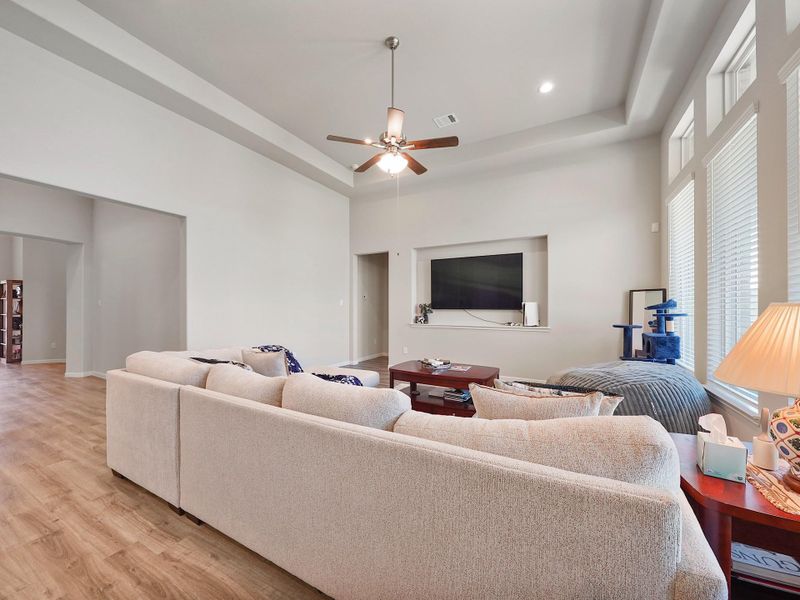 Furnished interior view inside a new home in , Katy (Image 8). Furnished interior view inside a new home in , Katy (Image 8).