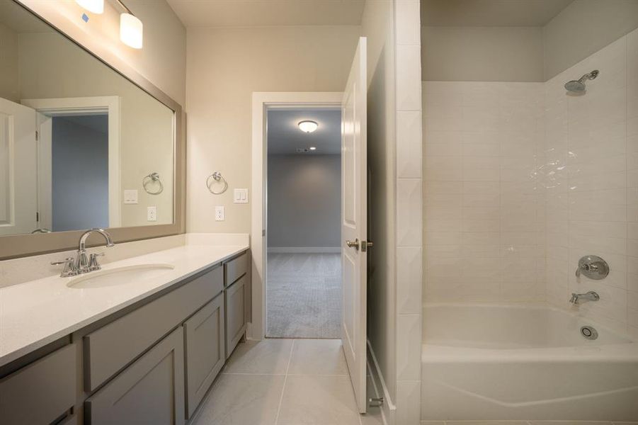 Furnished interior view inside a new home in , McKinney (Image 30).