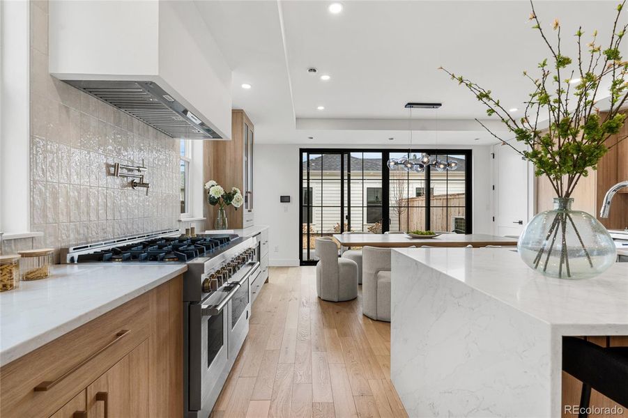 Furnished interior view inside a new home in , Denver (Image 36).
