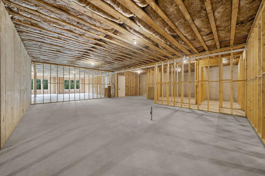 In-progress construction of a new home in , Alpharetta, GA (Image 76).