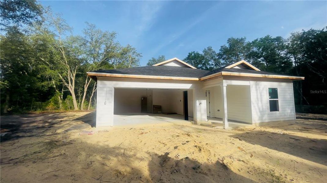 In-progress construction of a new home in , Bronson, FL (Image 19).