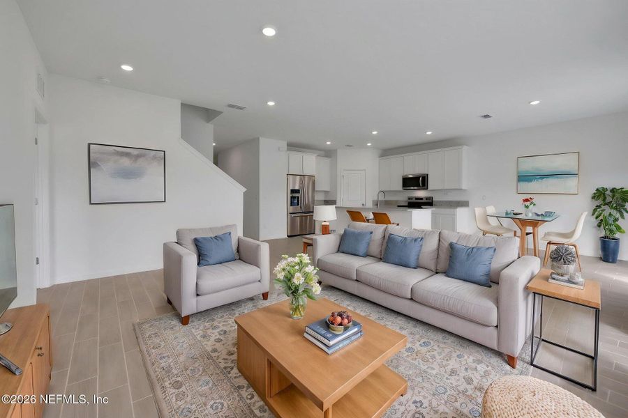 Furnished interior view inside a new home in Wilford Oaks, Orange Park (Image 14).