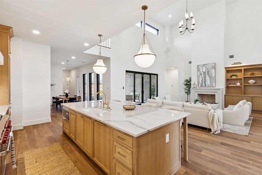 Furnished interior view inside a new home in , Dallas (Image 14).