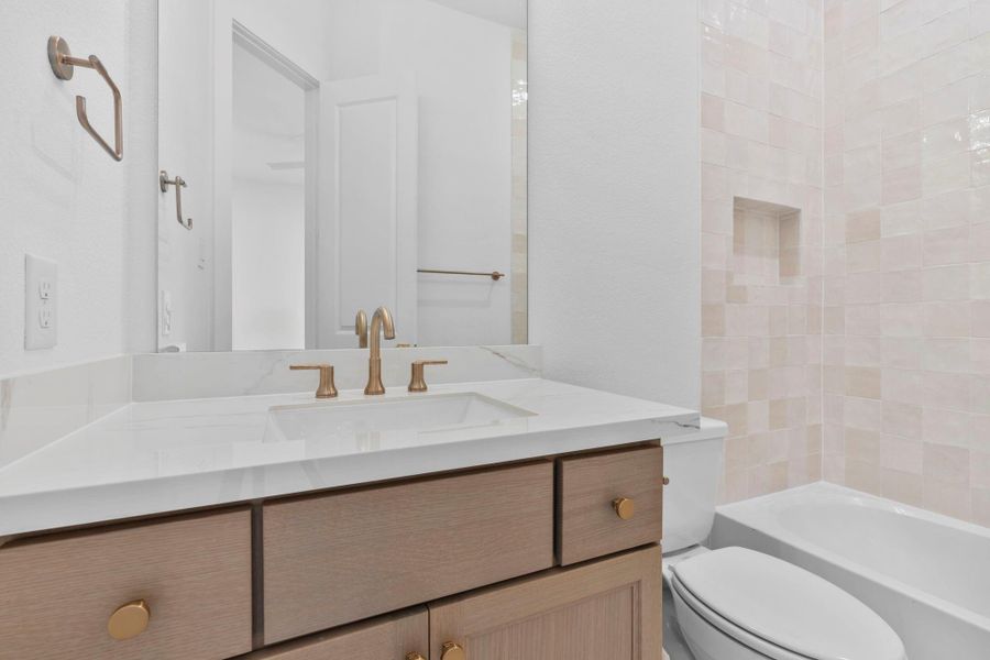 Well designed secondary bath. Representative image.