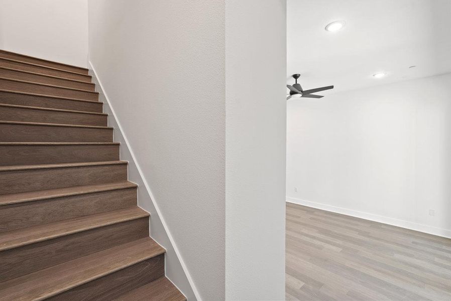 Spacious, unfurnished interior of a new home in The Grove, Austin (Image 25).