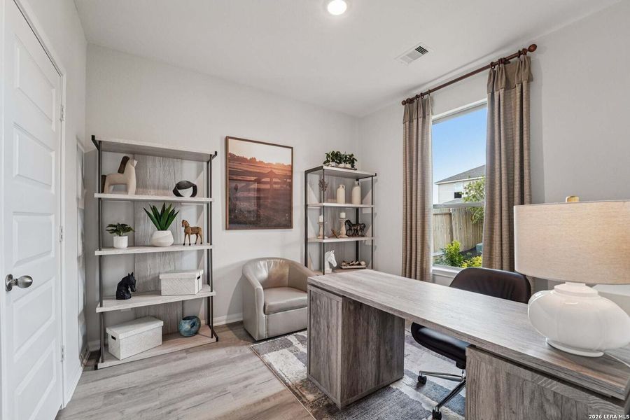 Furnished interior view inside a new home in Timber Creek, San Antonio (Image 9).