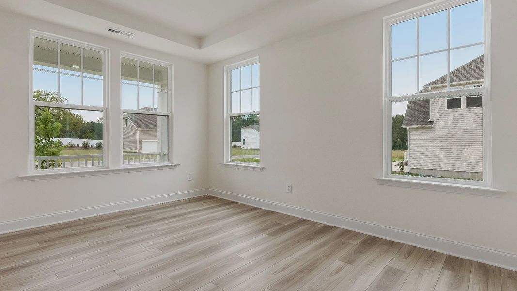 Stonehaven home plan formal dining room with tray ceiling