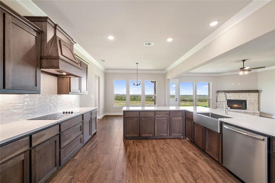 Furnished interior view inside a new home in Eagle Ridge Estates, Weatherford (Image 28). Furnished interior view inside a new home in Eagle Ridge Estates, Weatherford (Image 28).