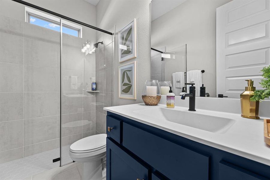 Furnished interior view inside a new home in Highwoods, Fort Worth (Image 22). Furnished interior view inside a new home in Highwoods, Fort Worth (Image 22).