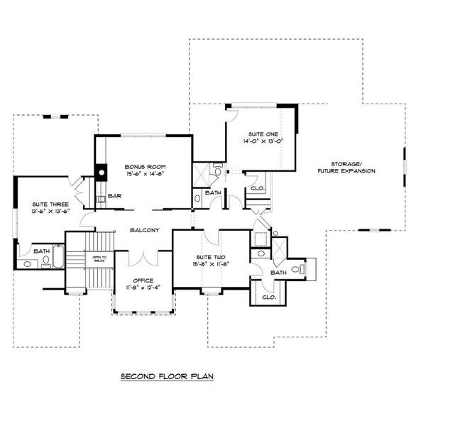 Second Floor of proposed build