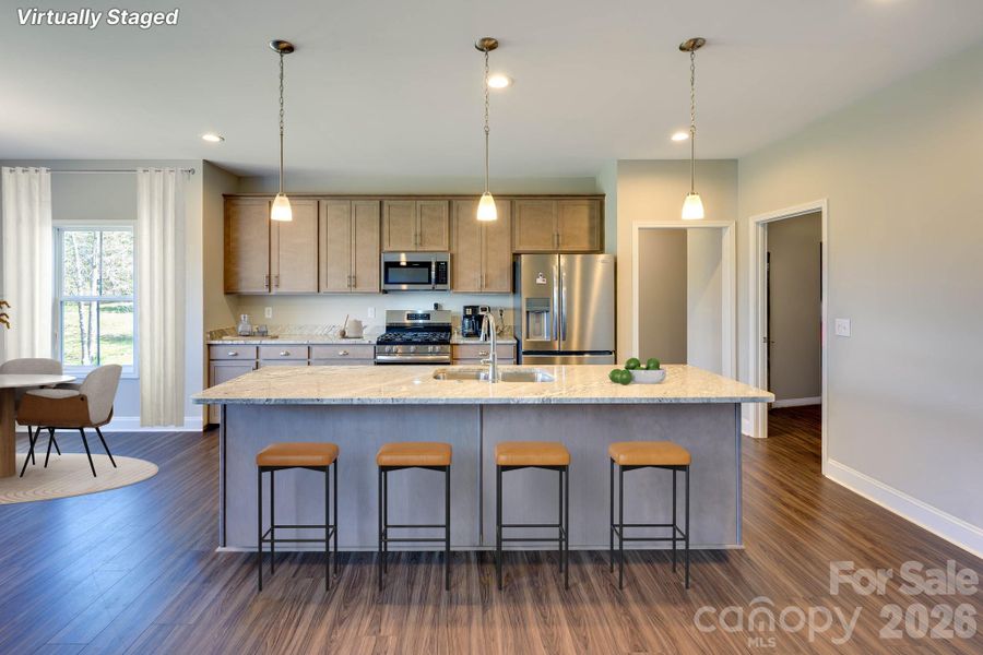Furnished interior view inside a new home in , Bostic (Image 16).