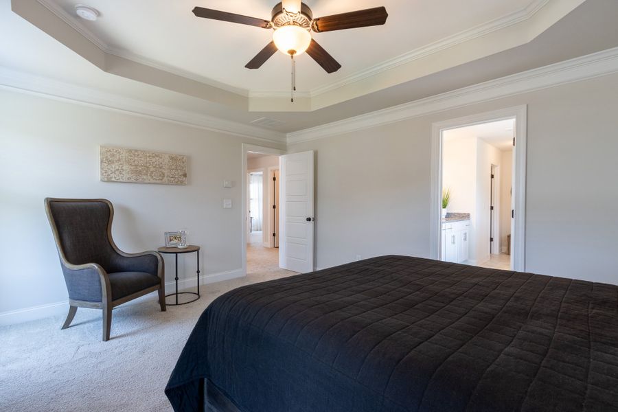 Furnished interior view inside a new home in Calgary Downs, Winder (Image 21). Furnished interior view inside a new home in Calgary Downs, Winder (Image 21).