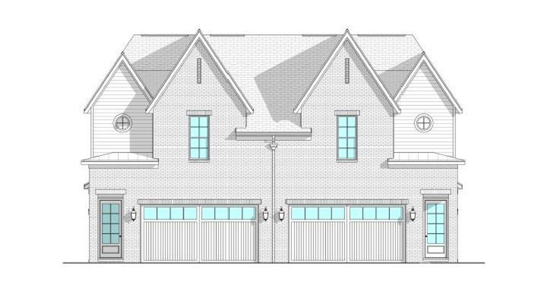 Exterior rendering of this home design in , Charlotte, NC (Image 3).