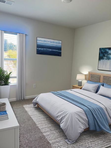 Representative furnished interior of a home built from the Brookfield by Veranda Homes in Meece, Easley (Image 6).