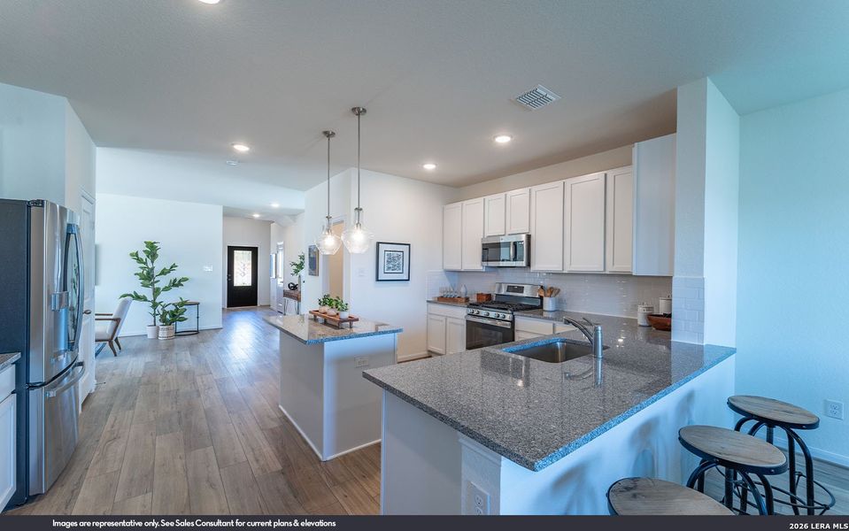 Furnished interior view inside a new home in Willow View, Converse (Image 12).