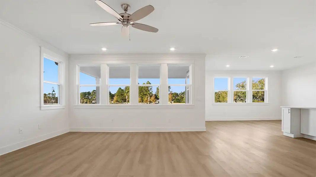 Representative unfurnished interior of a home built from the Trenton by D.R. Horton in Parkside, Santa Rosa Beach (Image 22).