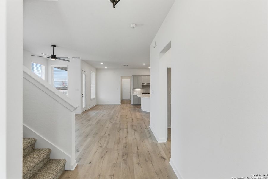 Spacious, unfurnished interior of a new home in The Crossvine – Garden Homes, Schertz (Image 30). Spacious, unfurnished interior of a new home in The Crossvine – Garden Homes, Schertz (Image 30).