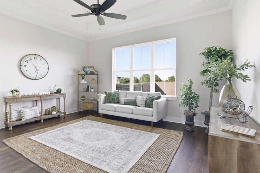 Furnished interior view inside a new home in Stella Ranch, Bryan (Image 16).