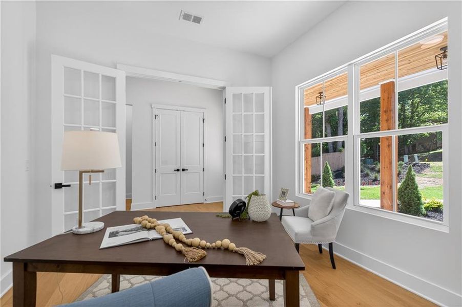 Furnished interior view inside a new home in , Cumming (Image 42).