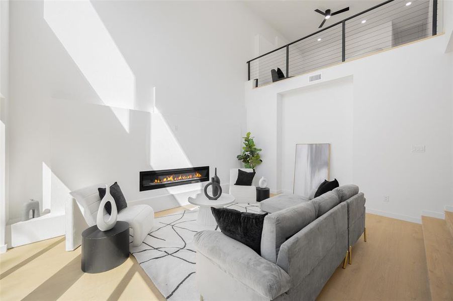 Furnished interior view inside a new home in , Dallas (Image 10).