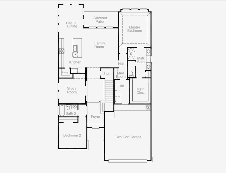 2D floor plan layout for the Goodrich - Single Family Homes by Coventry Homes in Parmer Ranch, Georgetown, TX (Image 32). 2D floor plan layout for the Goodrich - Single Family Homes by Coventry Homes in Parmer Ranch, Georgetown, TX (Image 32).