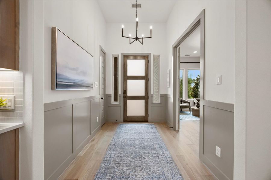 Representative furnished interior of a home built from the Marshall by Windsor Homes in Anna Town Square, Anna (Image 8).