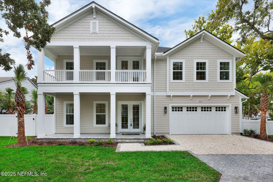 Front exterior of a new home in , Atlantic Beach, FL, highlighting curb appeal (Image 24). Front exterior of a new home in , Atlantic Beach, FL, highlighting curb appeal (Image 24).
