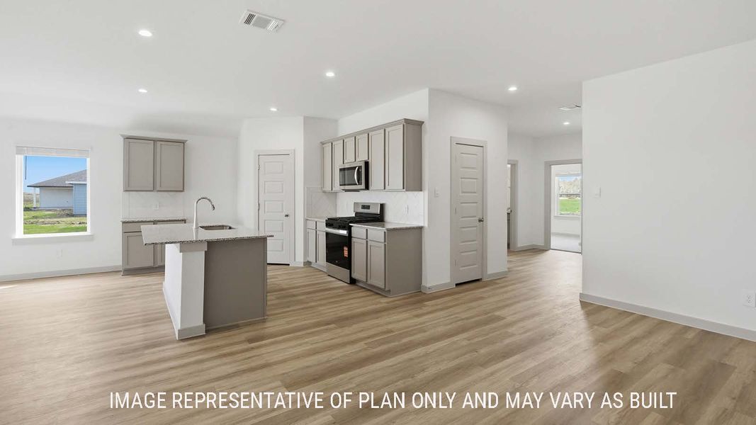 Representative furnished interior of a home built from the Lakeway by D.R. Horton in Reserve at Mallard Lakes, Orange (Image 3).