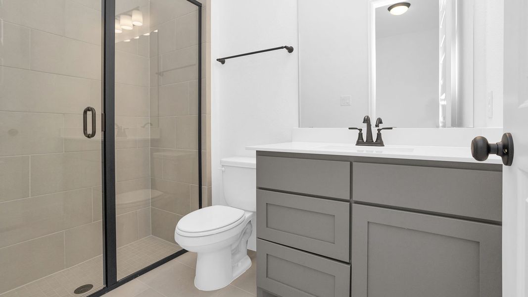 Furnished interior view inside a new home in Revera, Richmond (Image 8).