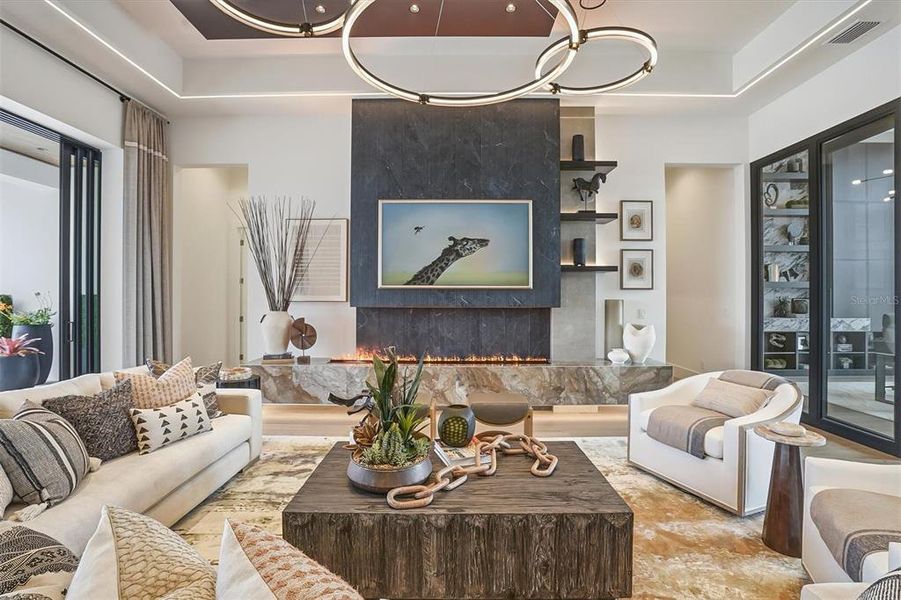 Furnished interior view inside a new home in , Sarasota (Image 7).