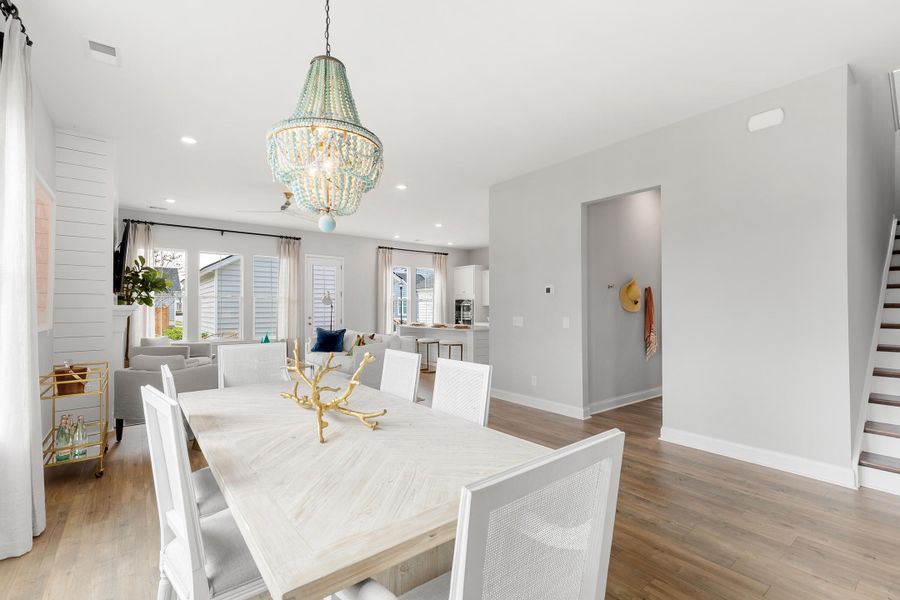 Furnished interior view inside a new home in , Summerville (Image 6).