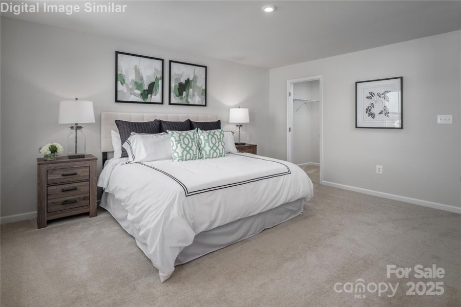 Furnished interior view inside a new home in Bozardt Farms, Charlotte (Image 20).