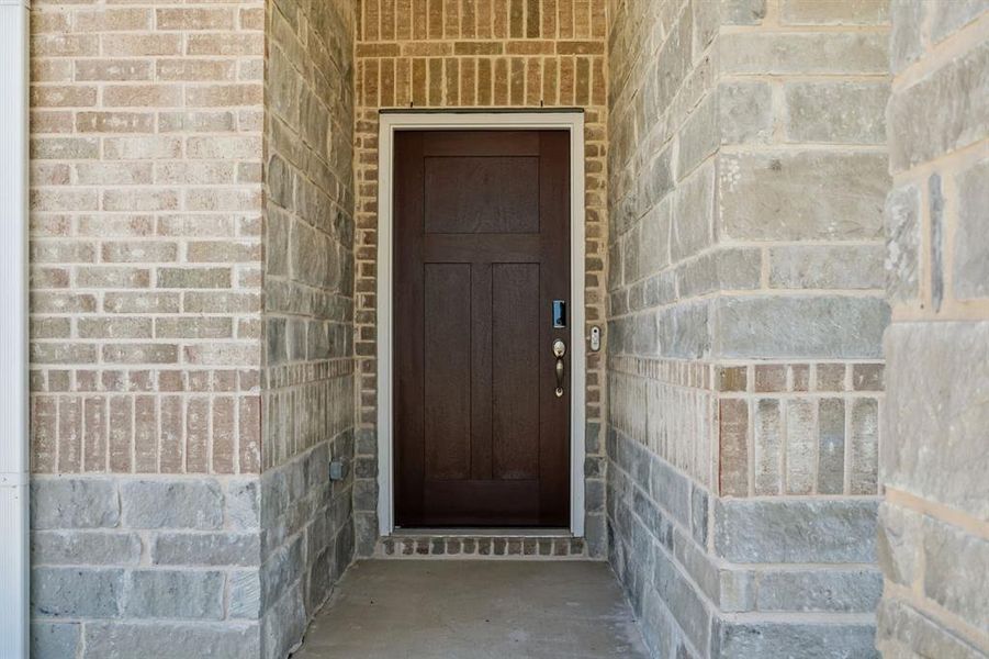 Exterior details and patio area of a home in Stonehaven, Seagoville (Image 2). Exterior details and patio area of a home in Stonehaven, Seagoville (Image 2).