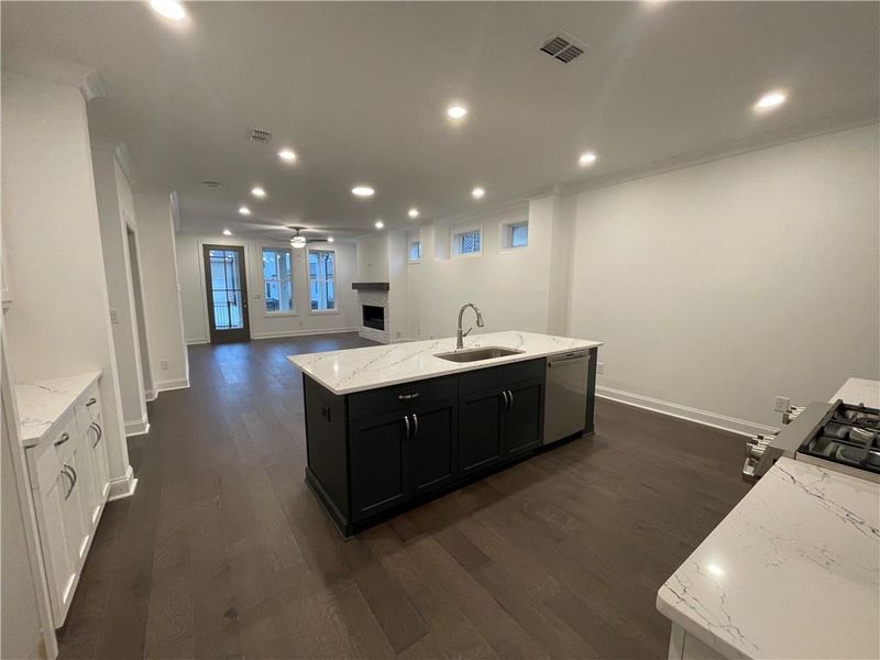 Furnished interior view inside a new home in , Peachtree Corners (Image 6).