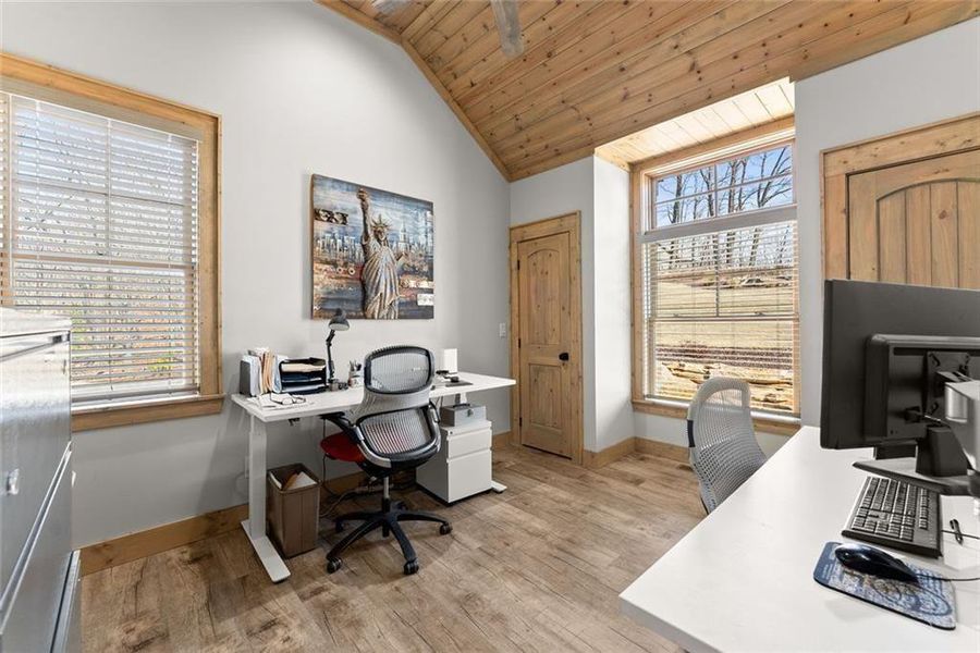 Furnished interior view inside a new home in , Cleveland (Image 20).