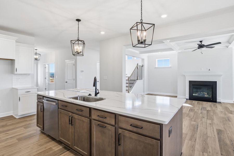 Furnished interior view inside a new home in Sweetbrier, Durham (Image 13).