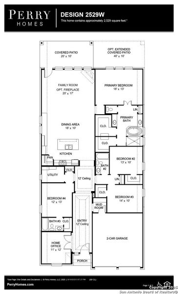 2D floor plan layout of this home in Meadows Of Mill Creek 50', Seguin, TX (Image 5). 2D floor plan layout of this home in Meadows Of Mill Creek 50', Seguin, TX (Image 5).