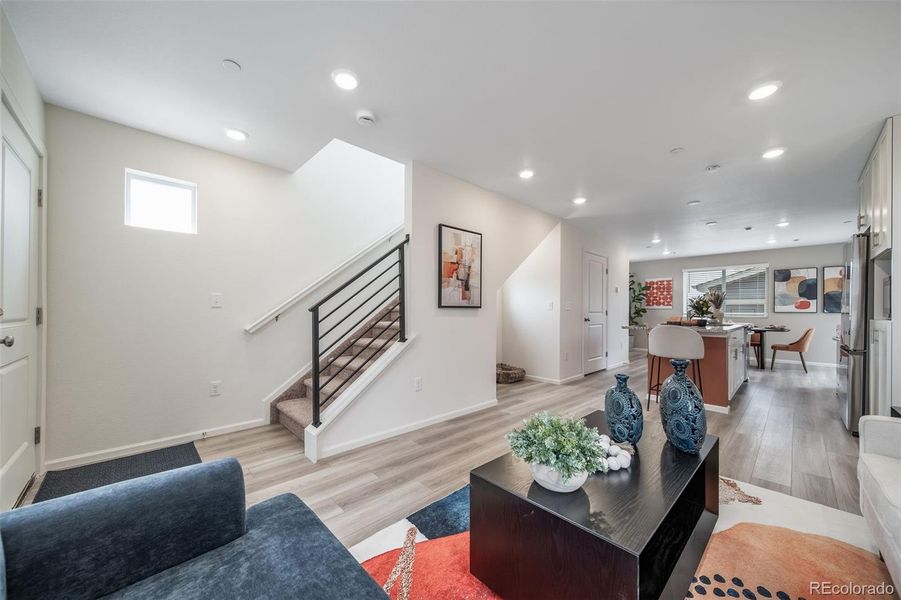 Furnished interior view inside a new home in Reunion, Commerce City (Image 35).