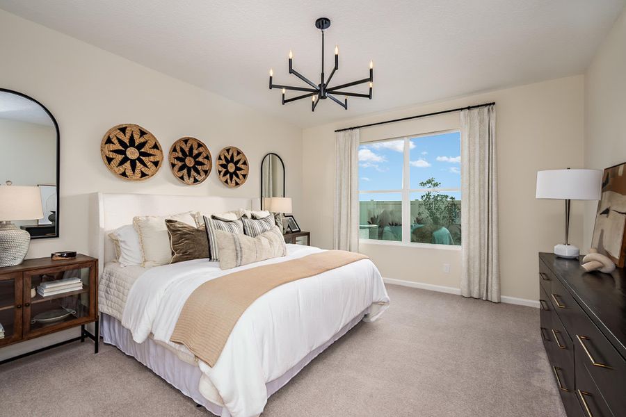 Primary Bedroom | Meadowood | New Homes in Florida by Landsea Homes