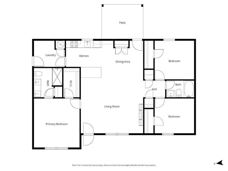2D floor plan layout of this home in , Buchanan, GA (Image 4).