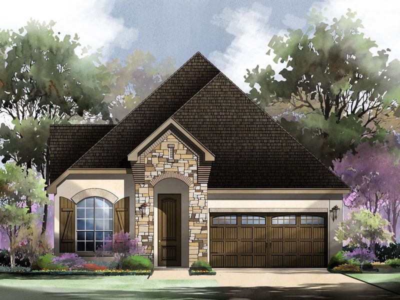 Napoli Floor Plan Elevation A in Willis Ranch, San Antonio | Sitterle Homes Napoli Floor Plan Elevation A in Willis Ranch, San Antonio | Sitterle Homes