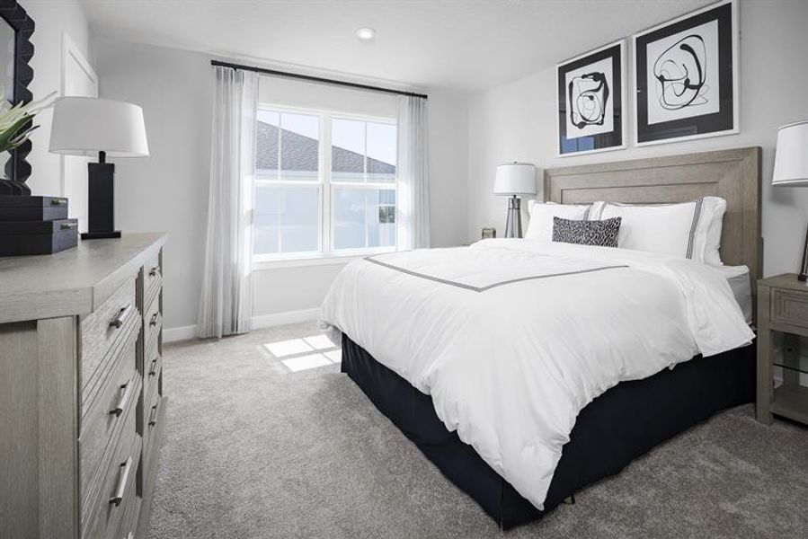 Representative furnished interior of a home built from the Serena by Ryan Homes in Cedar Landings, Leesburg (Image 15).