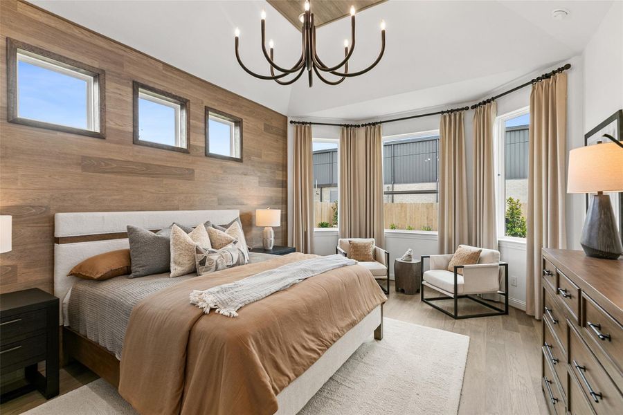 Furnished interior view inside a new home in Beamer Villas, Friendswood (Image 30).