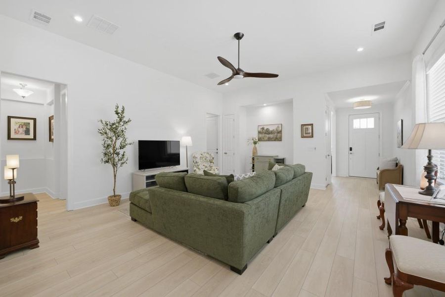 Furnished interior view inside a new home in , Hoschton (Image 42).