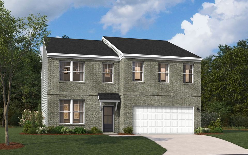 Representative exterior photo of a completed home built from the The Kershaw by Stanley Martin Homes in Riverside Ridge, Lawrenceville, GA (Image 38).