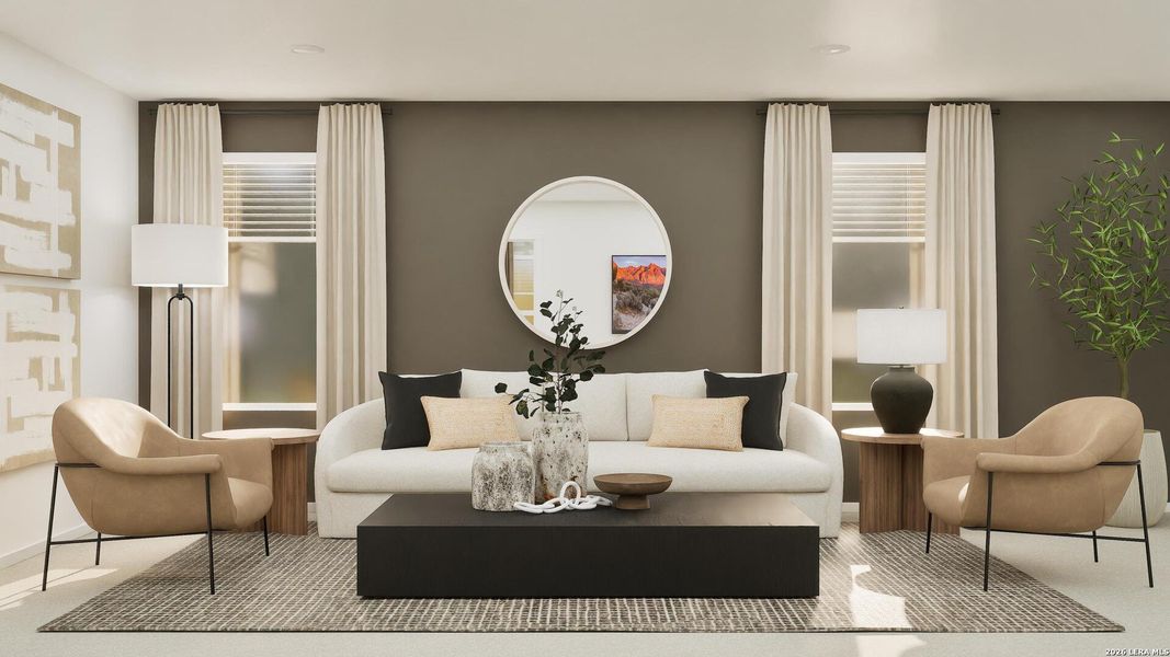 Furnished interior view inside a new home in Grace Valley, Marion (Image 39).