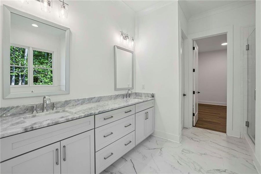 Furnished interior view inside a new home in , Cumming (Image 9). Furnished interior view inside a new home in , Cumming (Image 9).