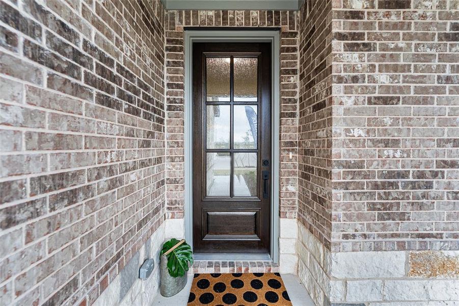 Exterior details and patio area of a home in Morningstar, Aledo (Image 29).