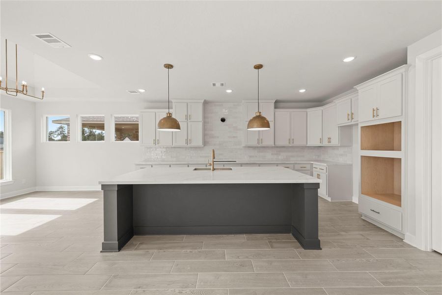 Furnished interior view inside a new home in Kresston - 65', Montgomery (Image 4).