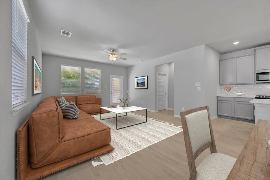 Photo is not of the actual home, but is an inspirational photo of builder’s model home and may depict options, furnishings, and/or decorator features that are not included